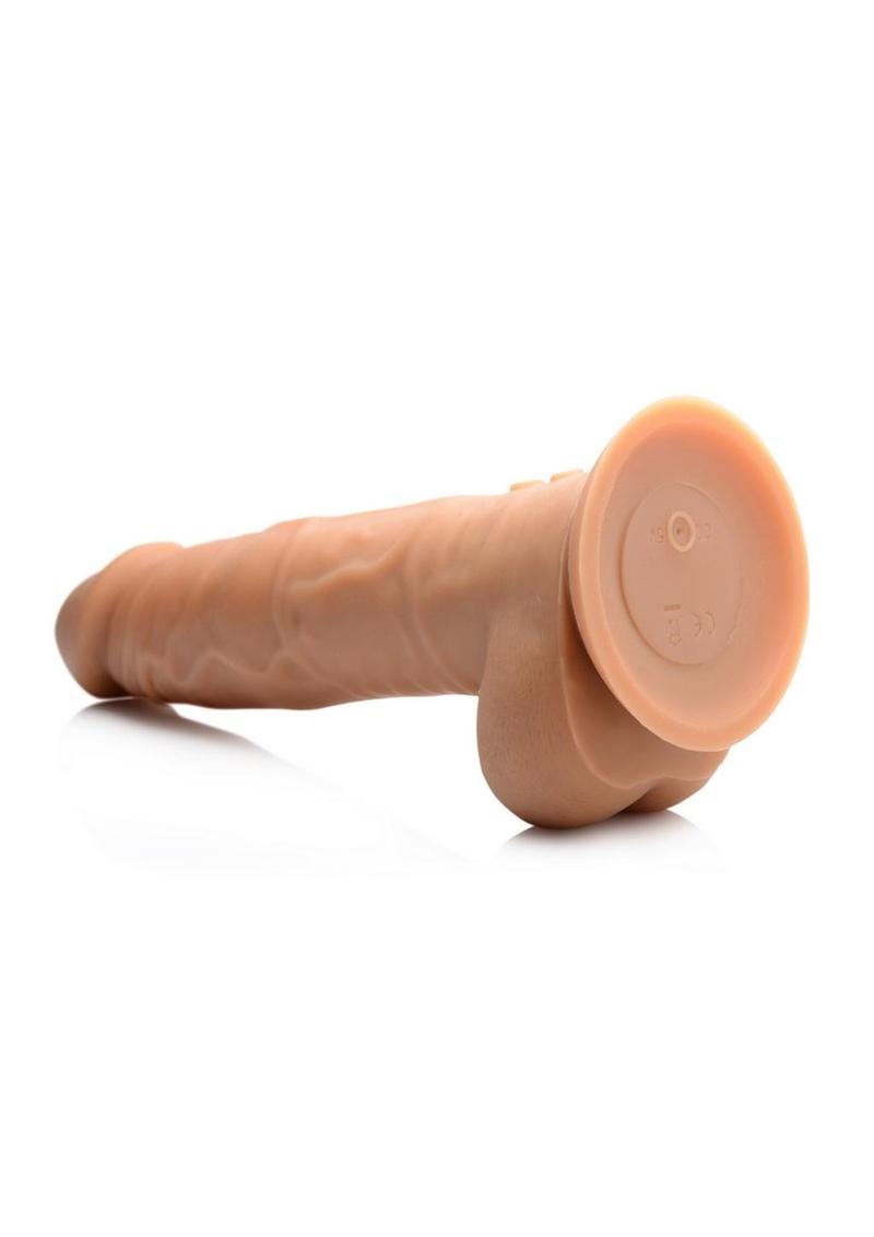 Power Pounder Realistic Thrusting Silicone Dildo with Suction Base