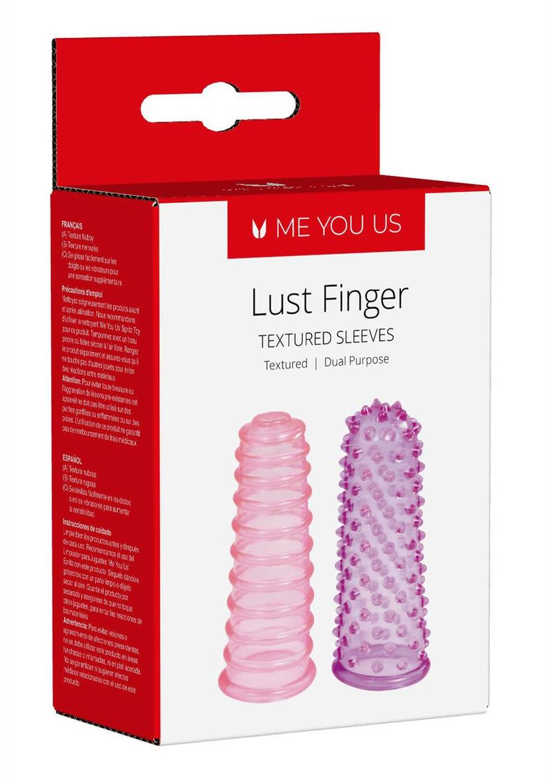 Lust Finger ME YOU US lust Textured Sleeves