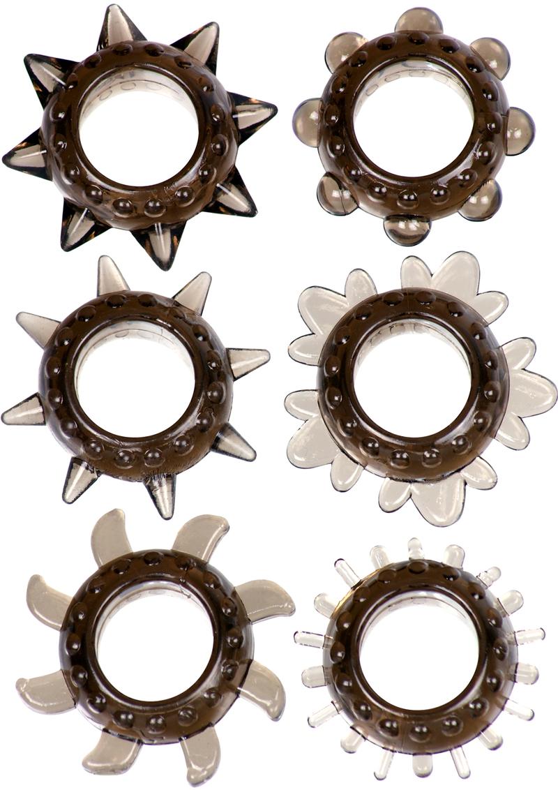 Me You Us Tickler Six Ring Textured Super Stretchy