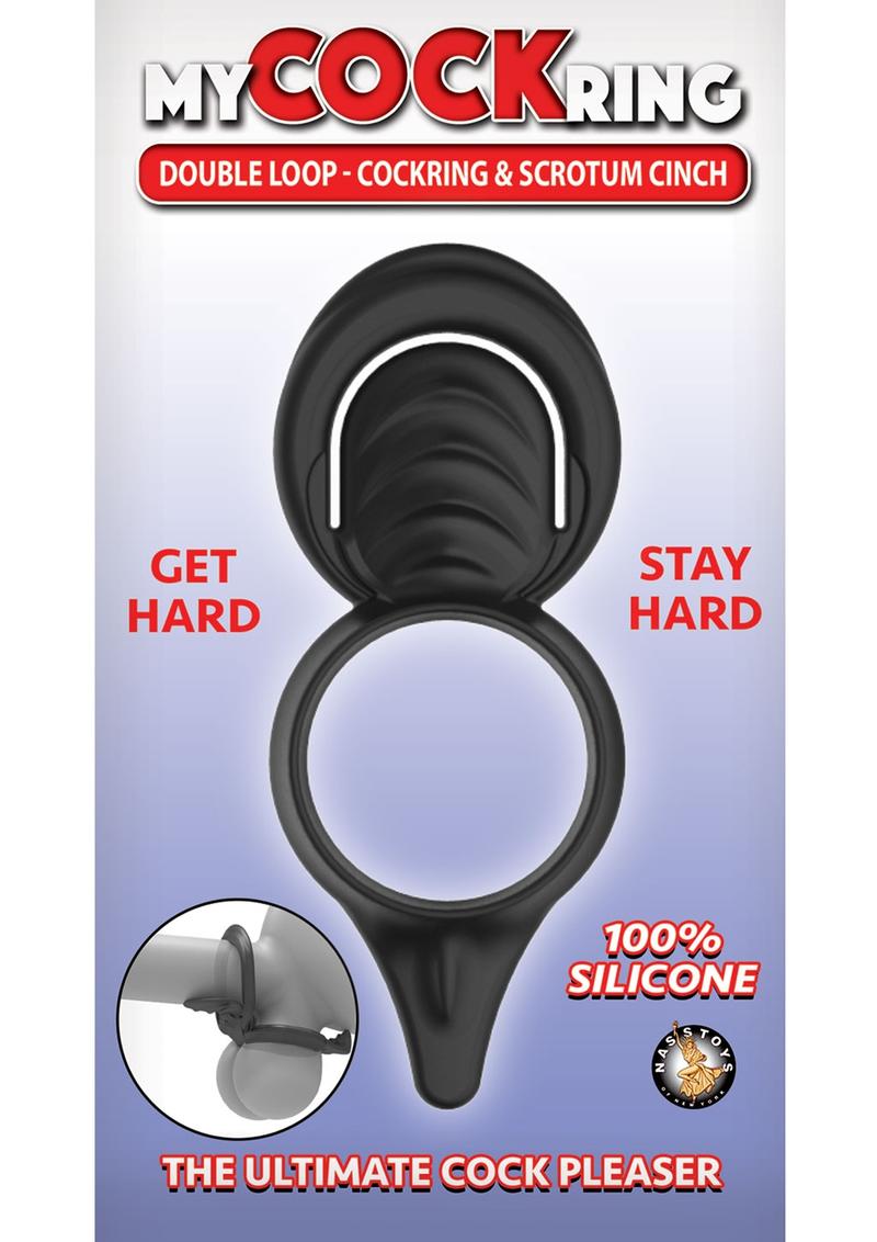 My Cockring Double Loop Silicone Cockring for Enhanced Firmness