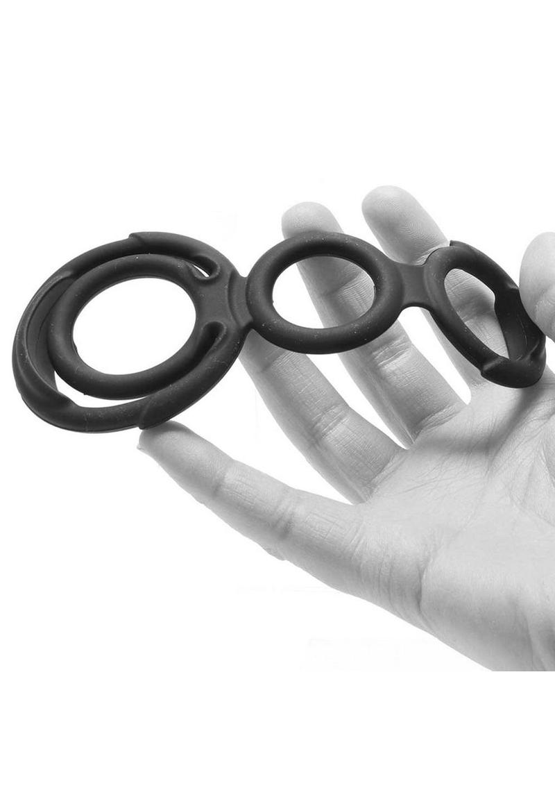 My Cockring Double Loop Silicone Cockring for Enhanced Firmness