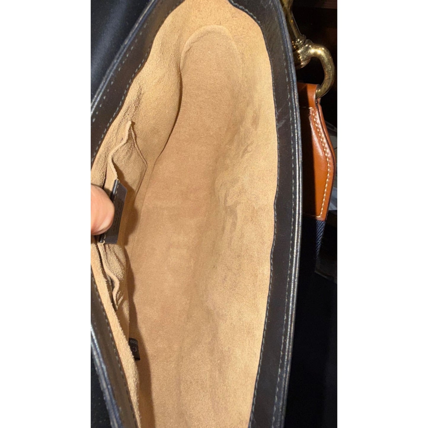 Sac bandoulière Gucci GG Supreme Web Padlock noir