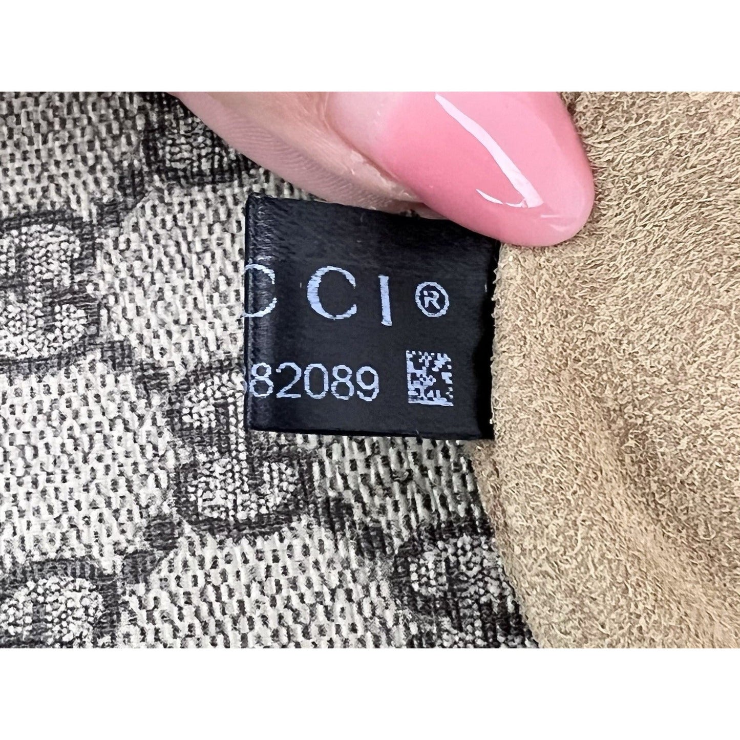 Sac bandoulière Gucci GG Supreme Web Padlock noir