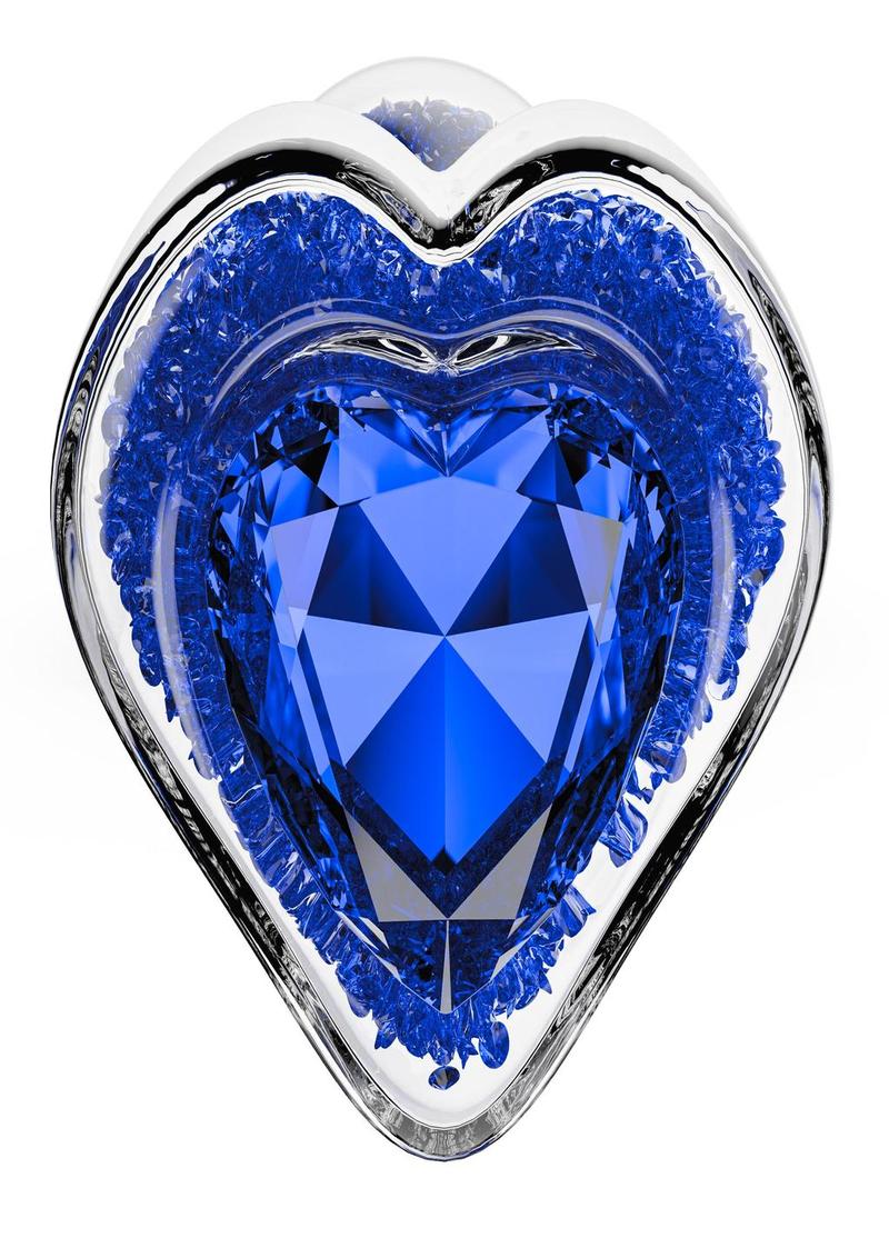 Oh My Gem Prestige Glass Anal Plug Blue