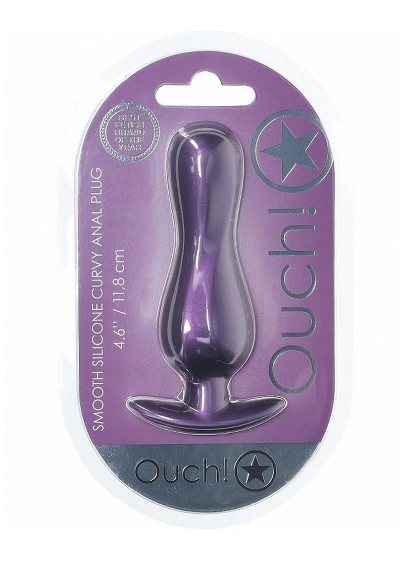 Ouch! Smooth Silicone Curvy Anal Plug