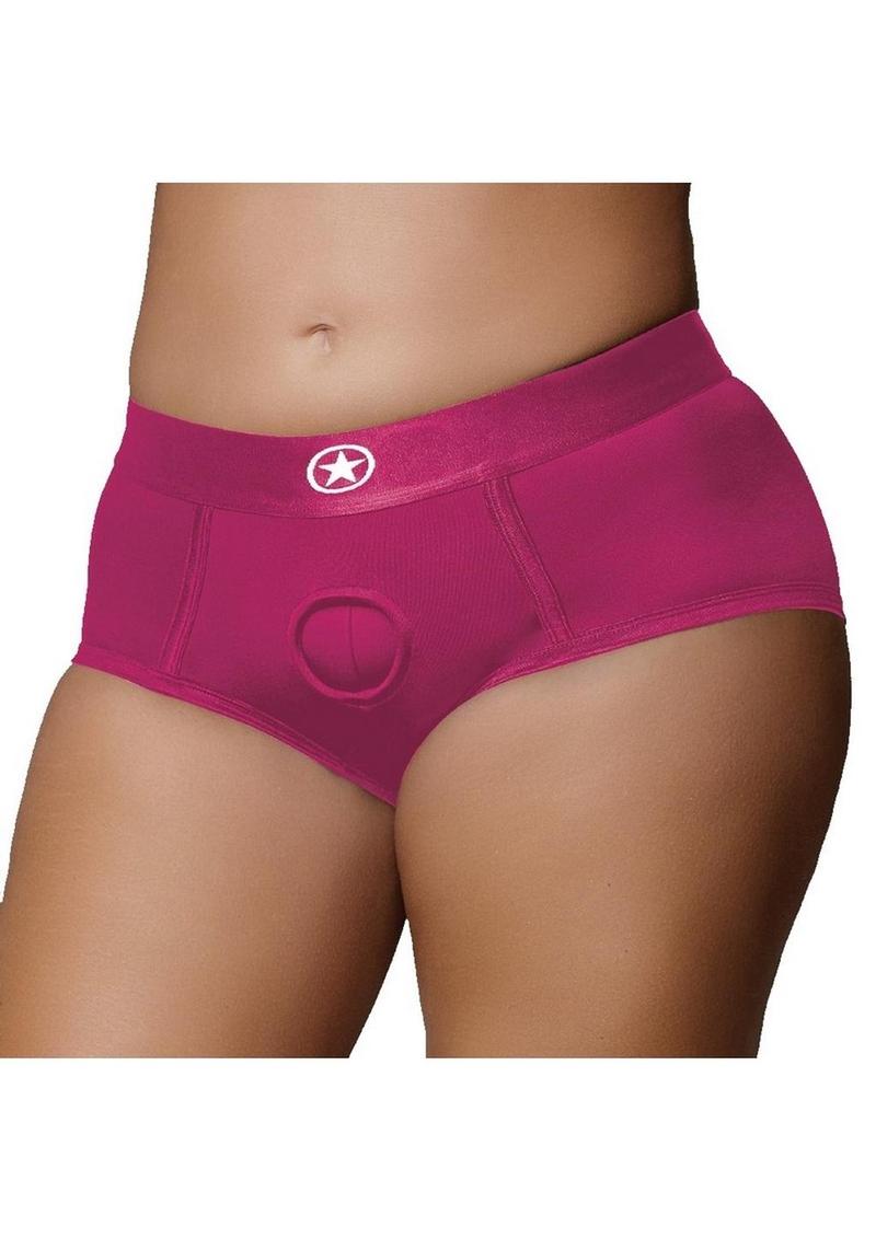 Vibrating Strap-On Brief With Rechargeable Bullet