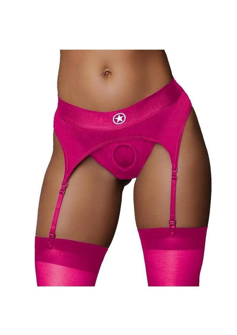 Ouch! Vibrating Strap-On Thong With Rechargeable Bullet