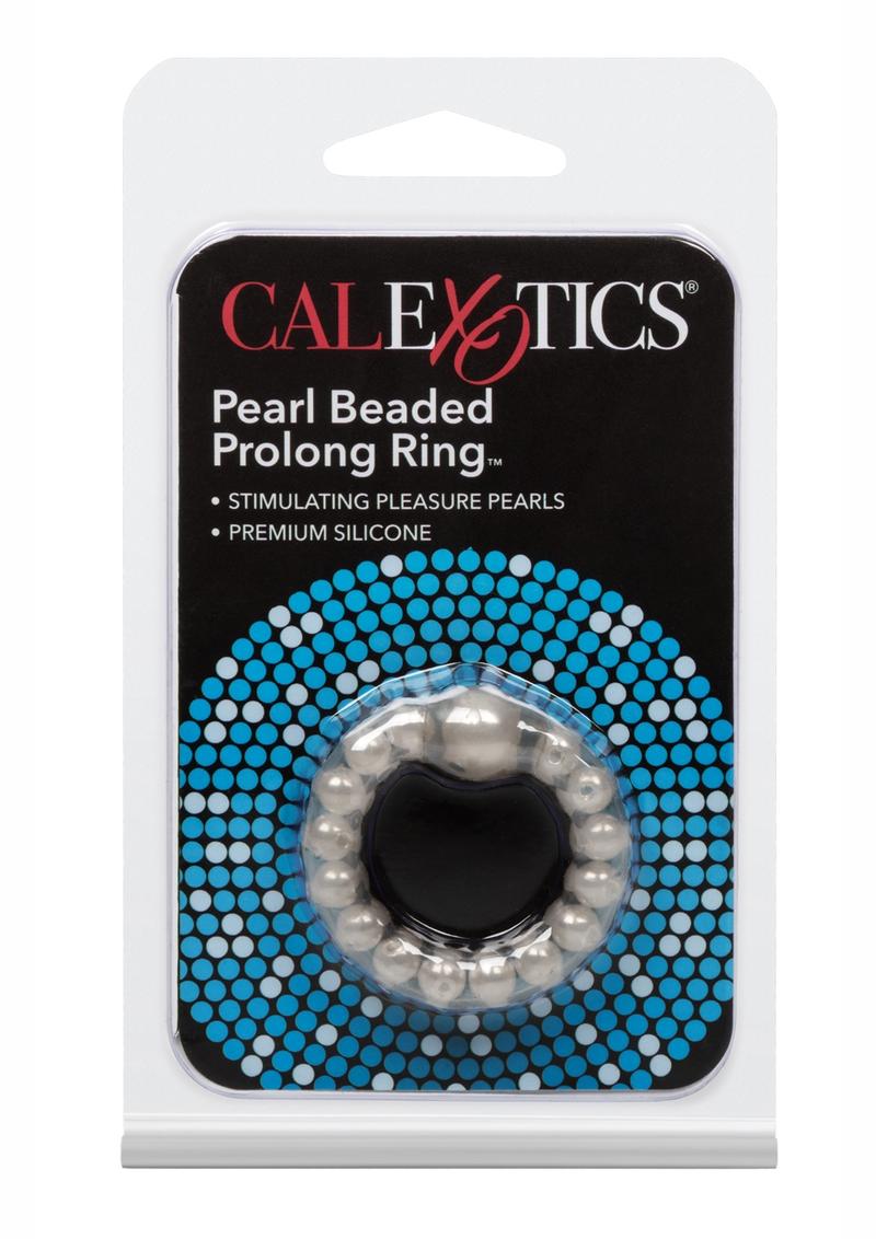 CalExotics Pearl Beaded Prolong Ring Stimulating