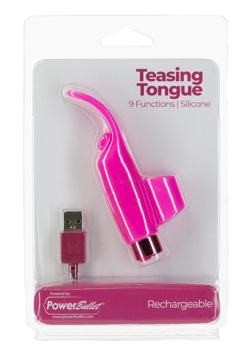 Teasing Tongue with Rechargeable Powerbullet