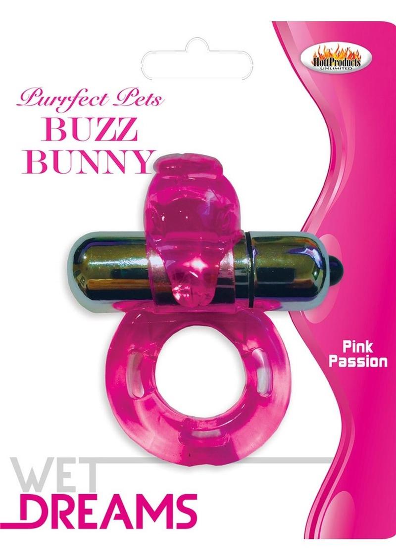 Purrfect Pets Buzz Bunny Vibrating Ring With Comfortable Fit