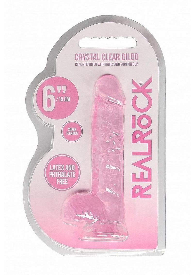 RealRock Crystal Clear Realistic Dildo