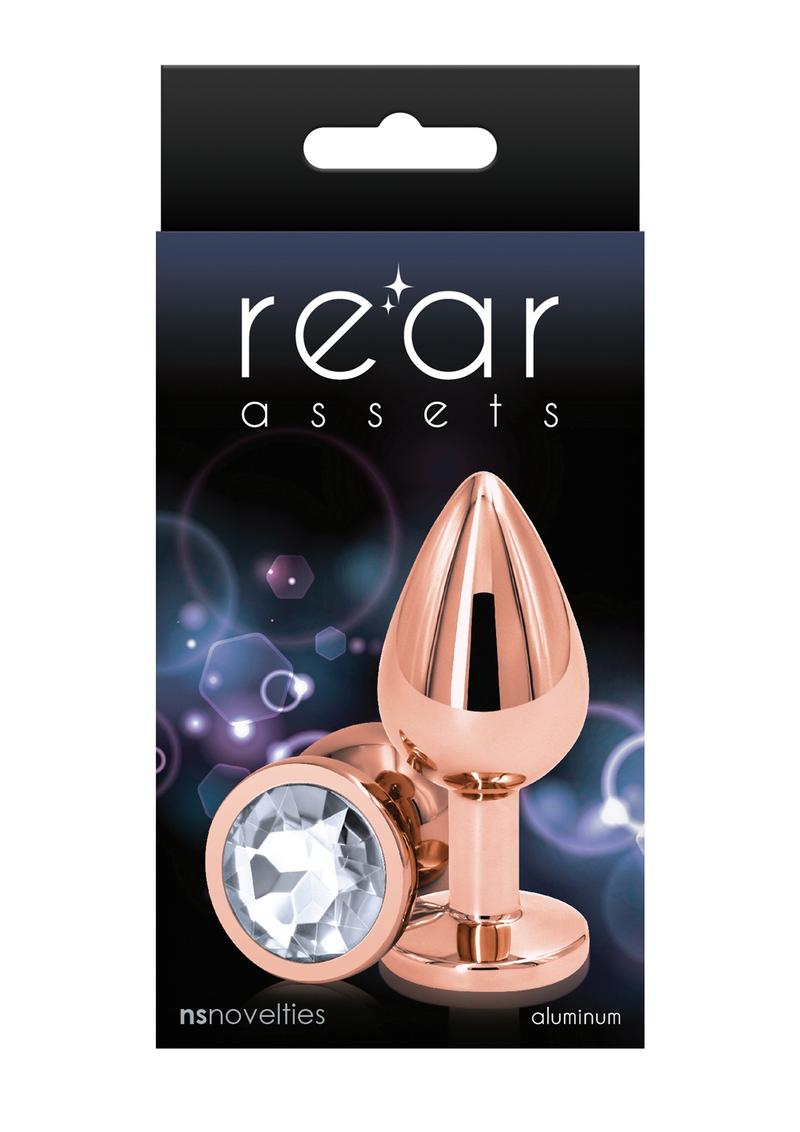 Rear Assets Rose Comfortable Gold Aluminum Anal Plug