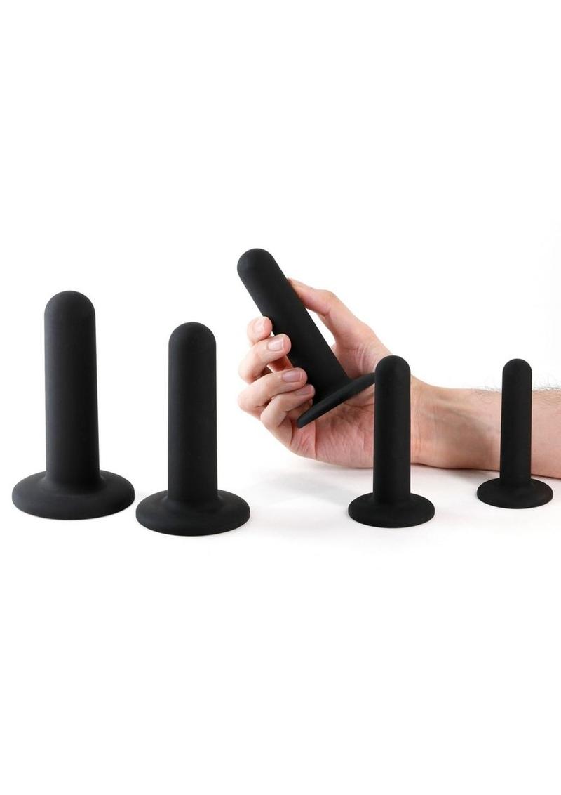 Renegade Dilator Kit 5 Piece Silicone Anal Plugs with Suction Cups