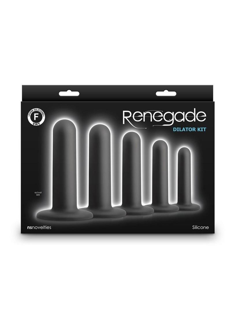 Renegade Dilator Kit 5 Piece Silicone Anal Plugs with Suction Cups