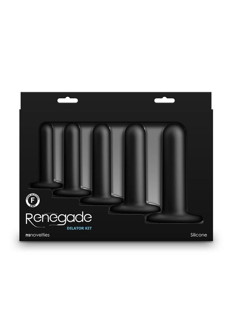 Renegade Dilator Kit 5 Piece Silicone Anal Plugs with Suction Cups