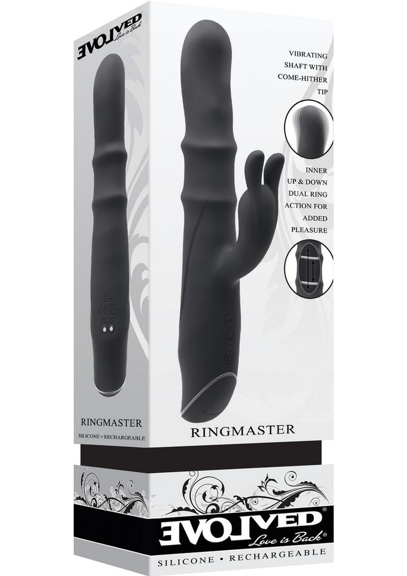 Evolved Ringmaster Rechargeable Silicone Rabbit Vibrator