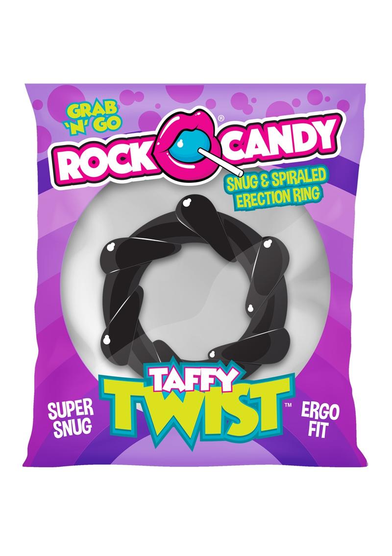 Rock Candy Taffy Twist Snug And Spiraled Erection Ring With Easy Care
