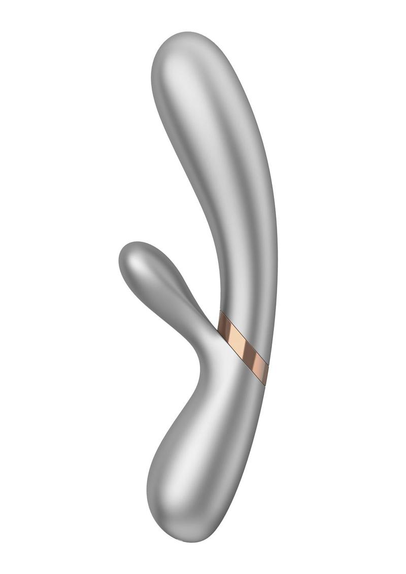 Satisfyer Hot Lover Dual Stim Vibrator Silicone with Warming Feature
