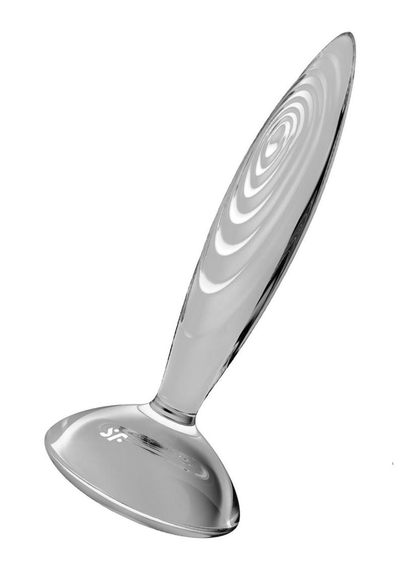 Satisfyer Sparkling Crystal Glass With Unisex Pleasure Dildo