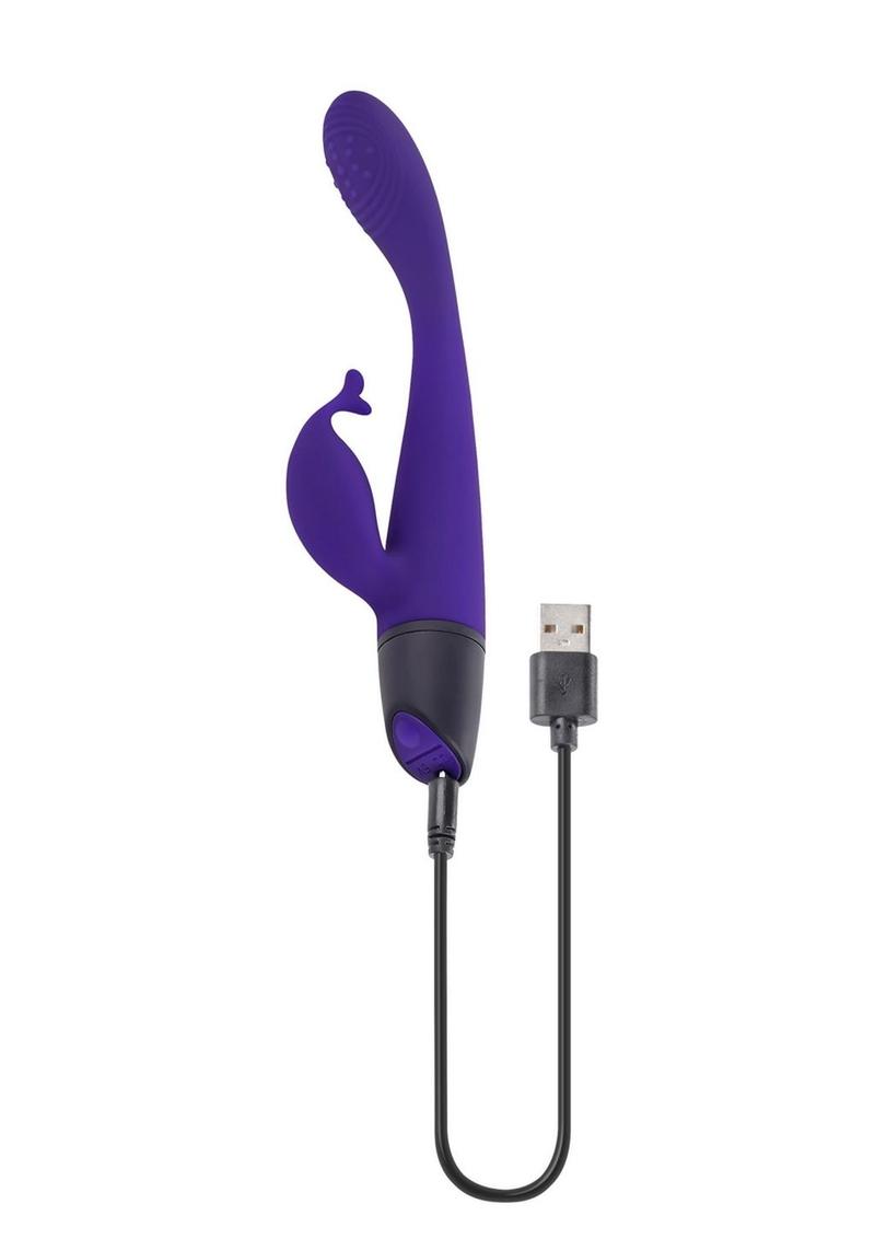 Selopa Plum Passion Rechargeable Dual Stimulating Silicone Vibrator