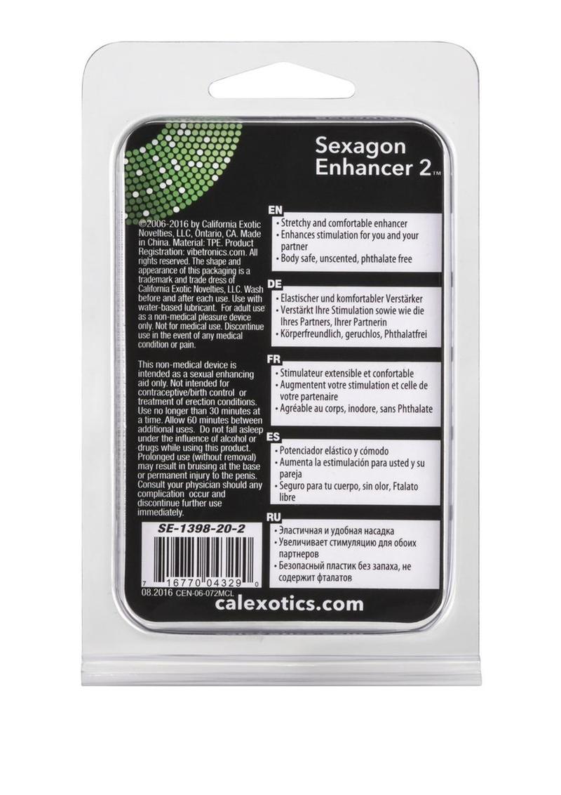 Sexagon Enhancer Cock Ring Enhanced