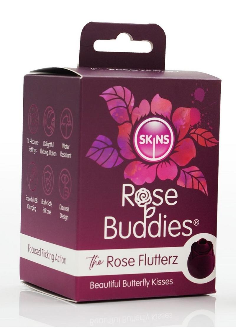 Skins Rose Buddies Flutterz Rechargeable Clitoral Vibrator