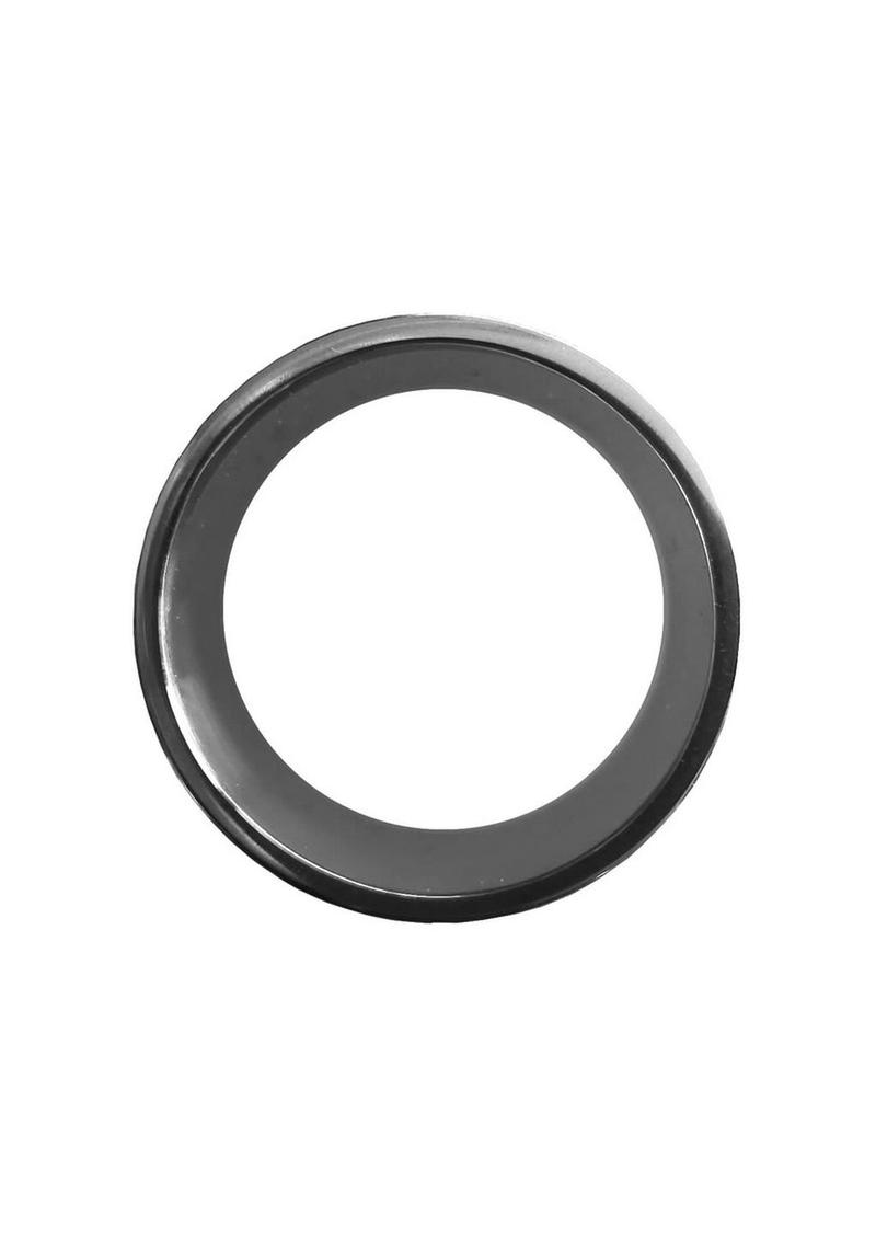 Stainless Steel Round Cock Ring 45mm Silver With Body-Safe