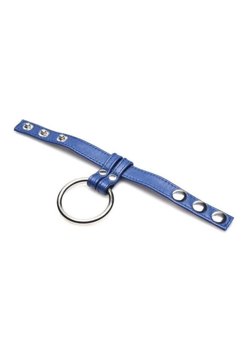 Strict Leather Premium Leather and Steel Cock and Ball Ring