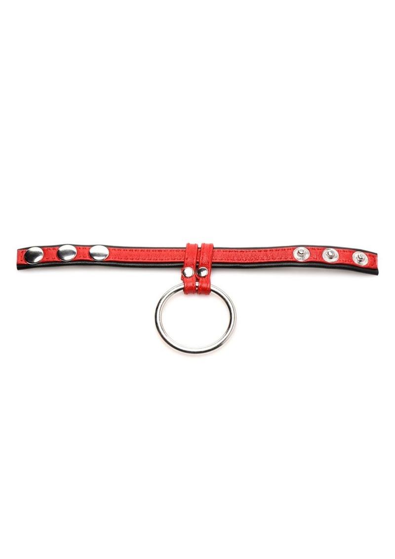 Strict Leather Premium Leather and Steel Cock and Ball Ring