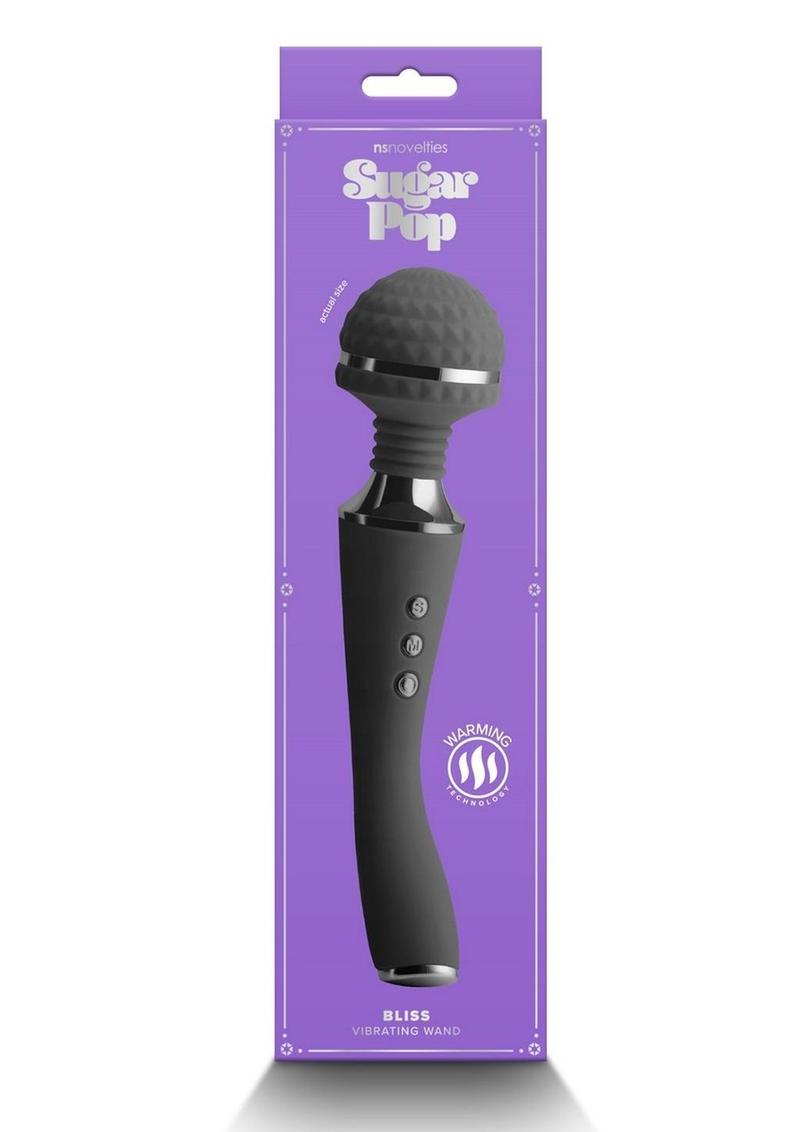 Sugar Pop Bliss Vibrating Wand Massager Rechargeable Silicone