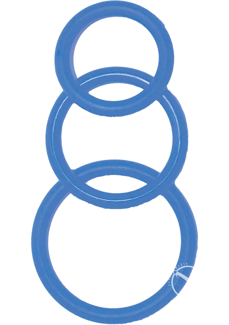 Super Silicone Cockrings 3 Pack Waterproof