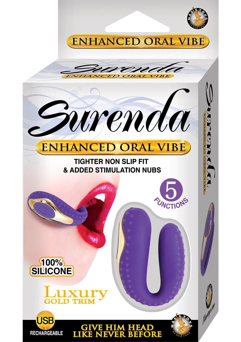 Surenda Enhanced Oral Vibe Silicone Vibrator 5 Functions