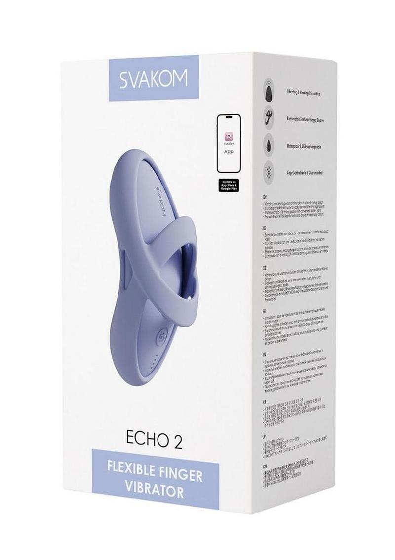 Svakom Echo Compatible Recharge Heated Finger Vibrator