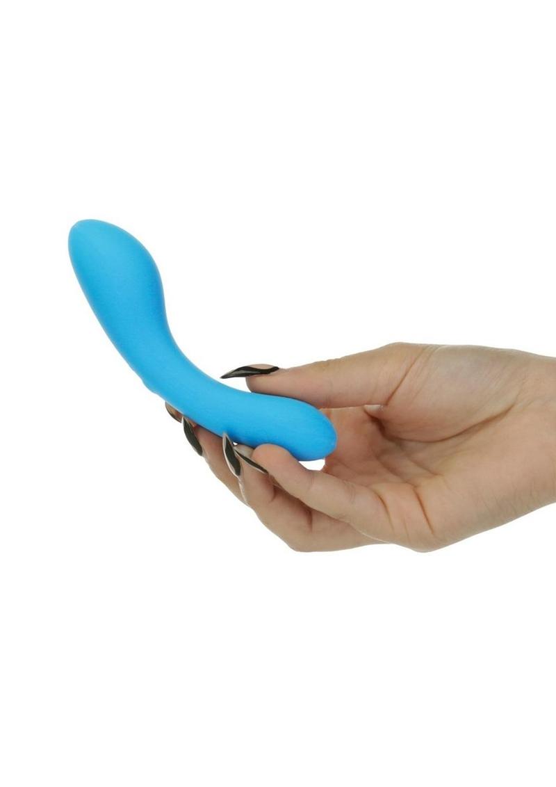 Swan Mini Swan Wand Rechargeable Silicone Glow in the Dark Massager