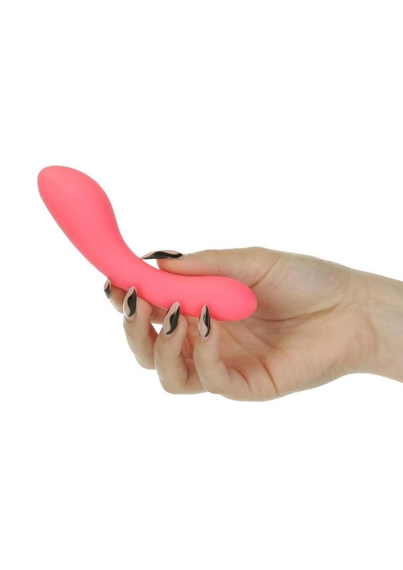 Swan Mini Swan Wand Rechargeable Silicone Glow in the Dark Massager