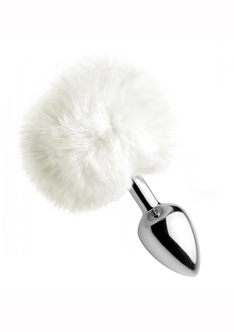 Tailz Fluffy Bunny Tail Pink Plush Rabbit Tail Anal Plug