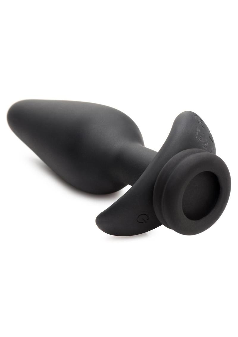 Tailz Snap-On 10X Vibrating Large Silicone Anal Plug with Remote