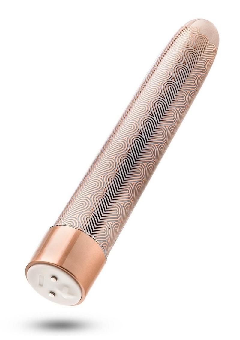 The Collection Lattice Slimline Vibrator Limited Edition Rose Gold