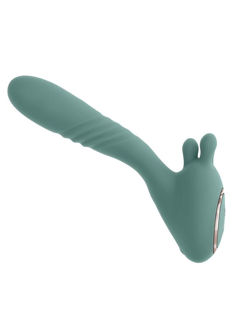 Evolved Thrust Into Ecstasy Rechargeable Silicone Rabbit Vibrator