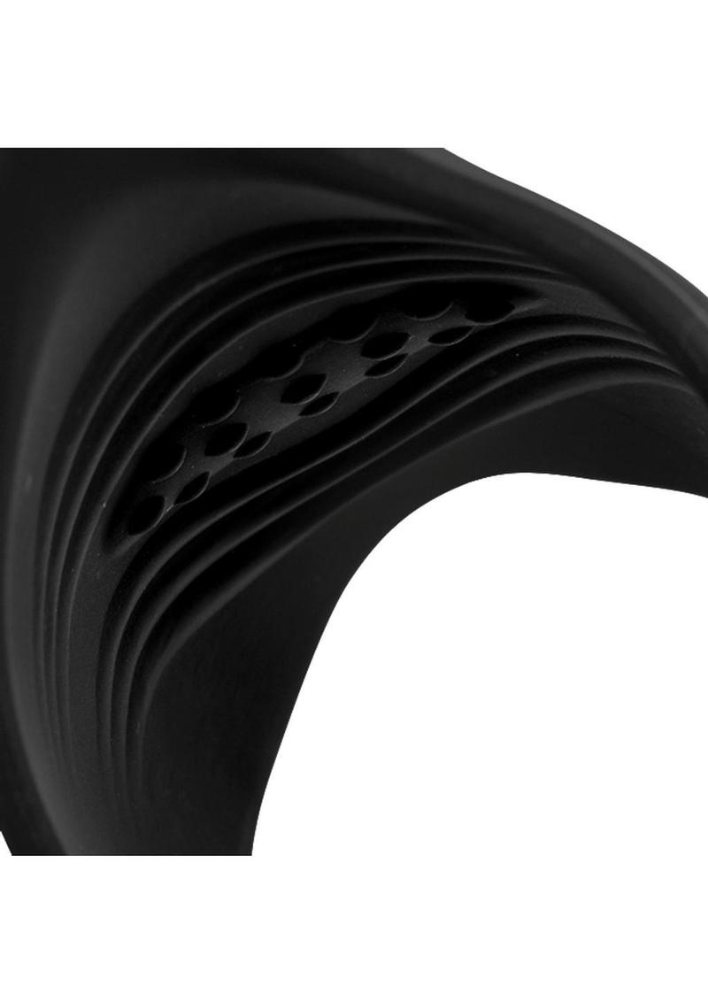 Trinity Vibes 10X Pleasure Stroke Vibrating Silicone Penis Sleeve