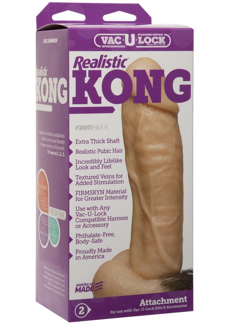 Realistic Kong FirmSKYN Dildo Attachment