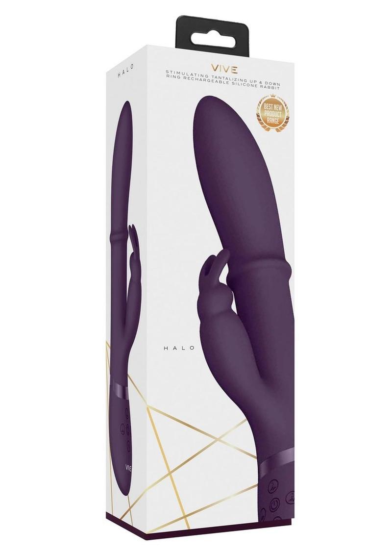 Vive Halo Rechargeable Silicone Ring Rabbit Vibrato