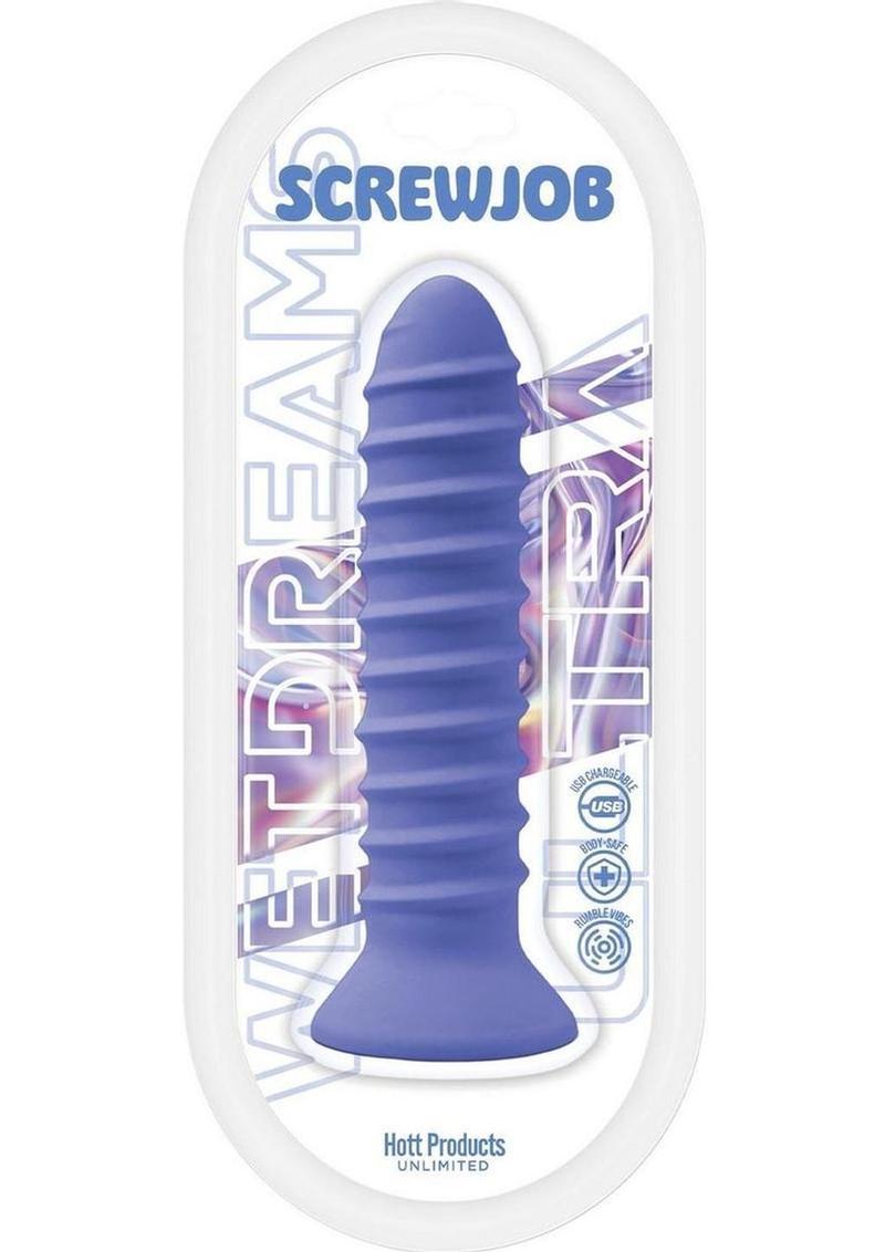 Wet Dreams Screwjob Silicone Multi-Speed Screw Shape Vibrator