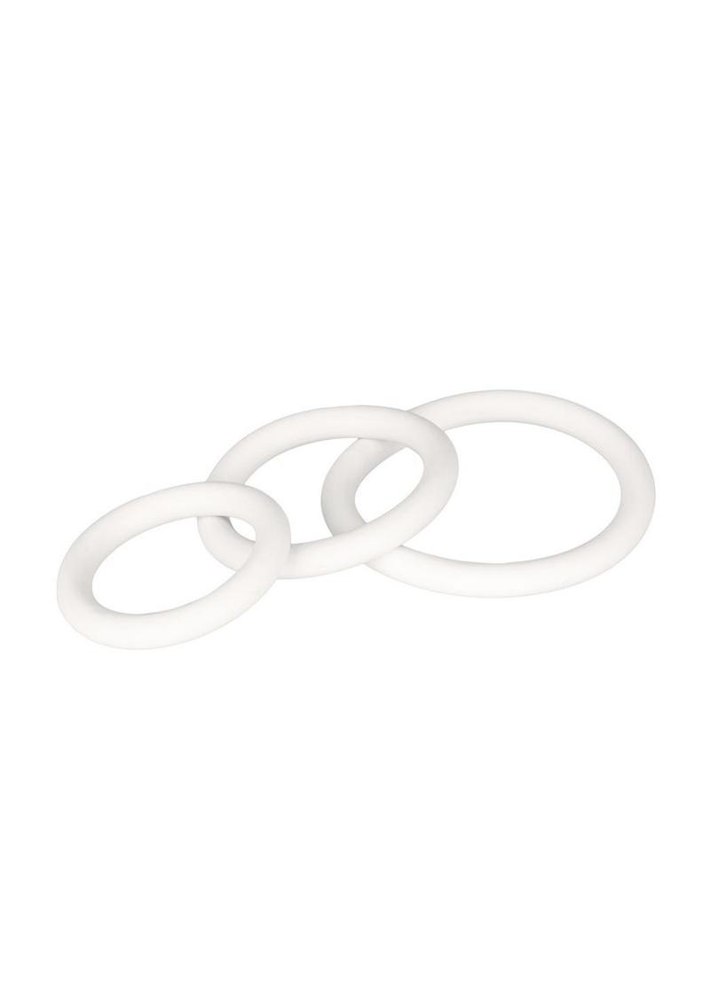 White Rubber Cock Rings Sturdy And Durable