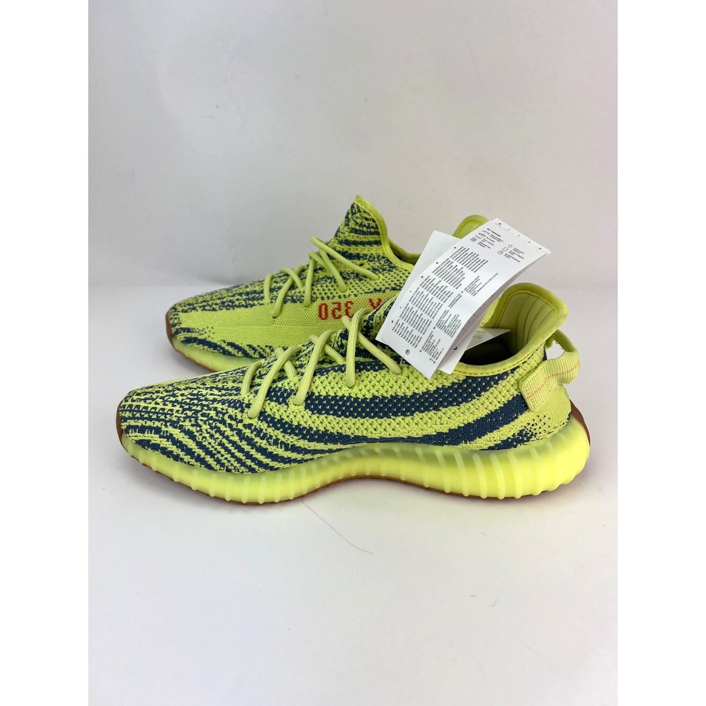 Yeezy Boost 350 V2 Semi Frozen Yellow Sneakers By adidas USA Men's 10.5