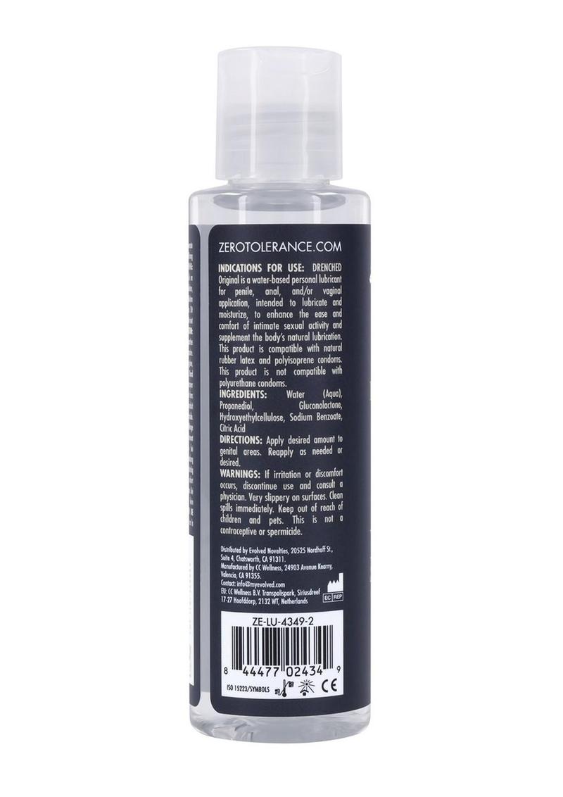 Zero Tolerance Drenched Water Based Lubricant