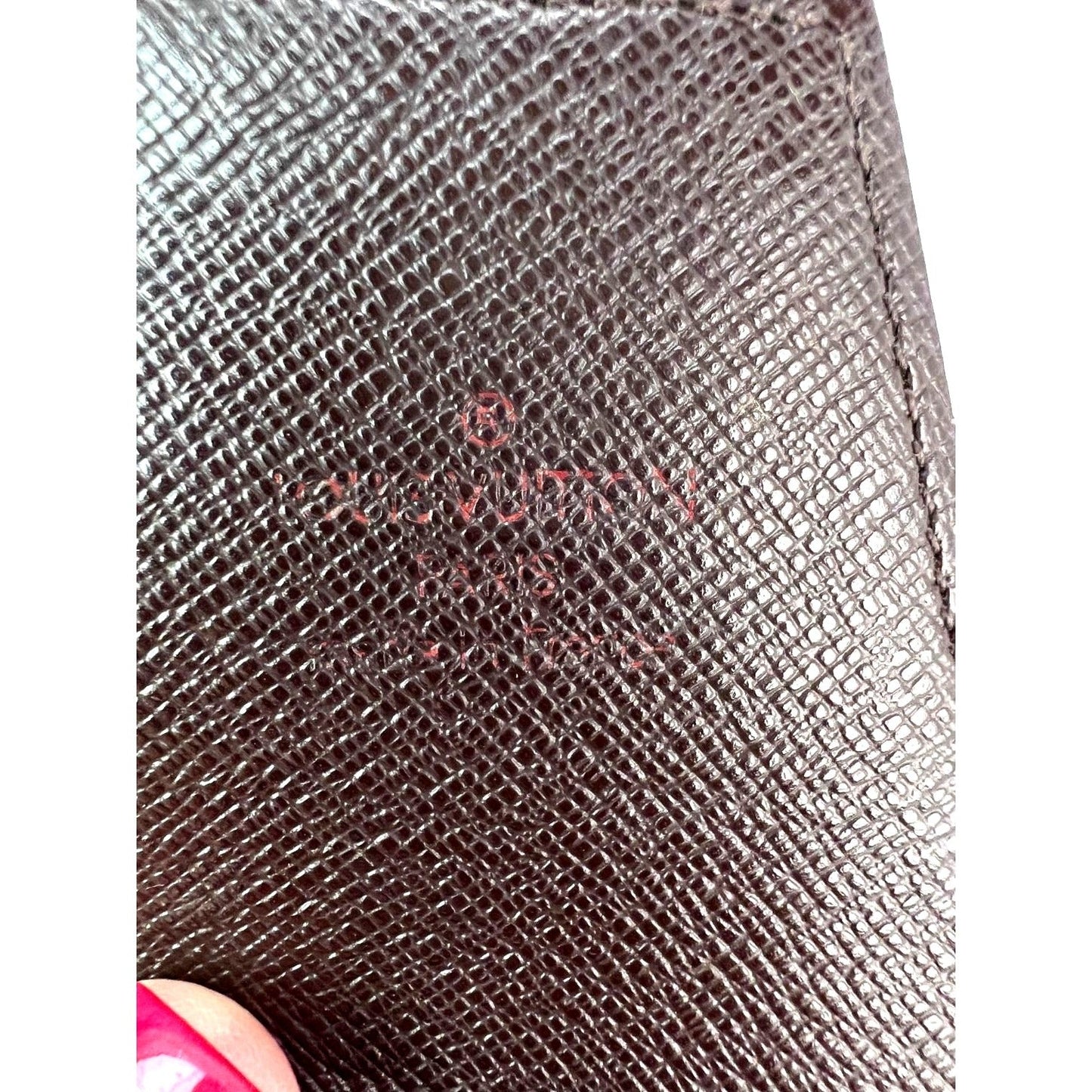 LOUIS VUITTON Damier Ebene Cigarette Card Cosmétique Pochette