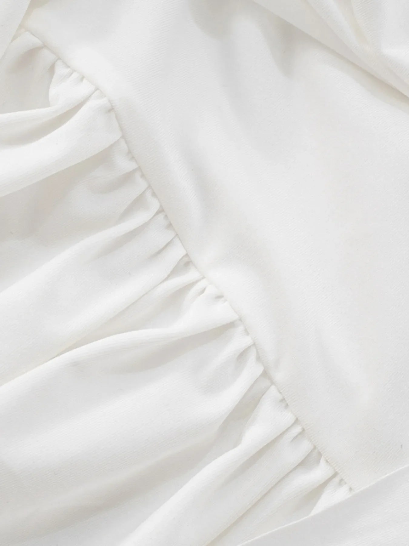 Ruched One-Shoulder Mini Dress