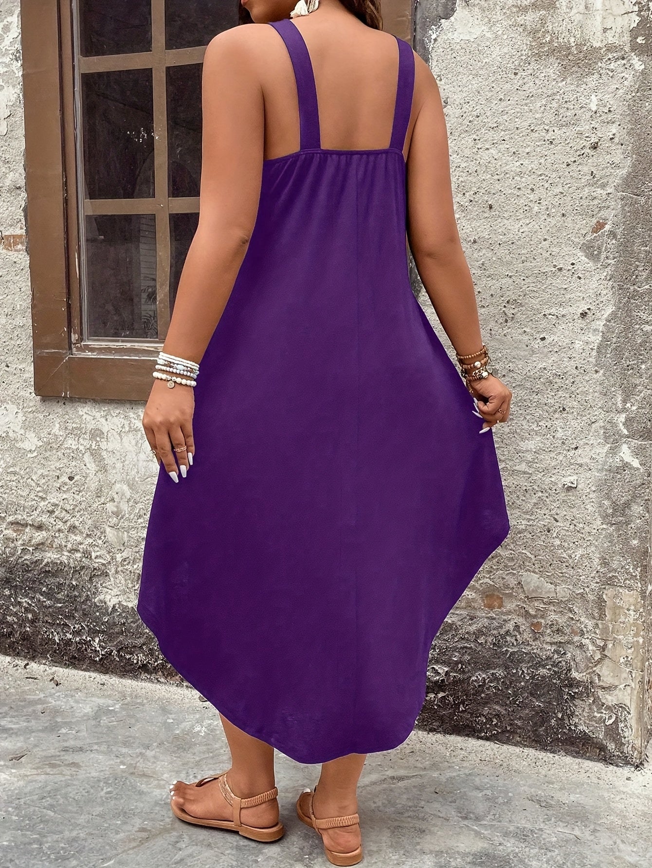 Effortless Style Knit Plus Size Halter Dress