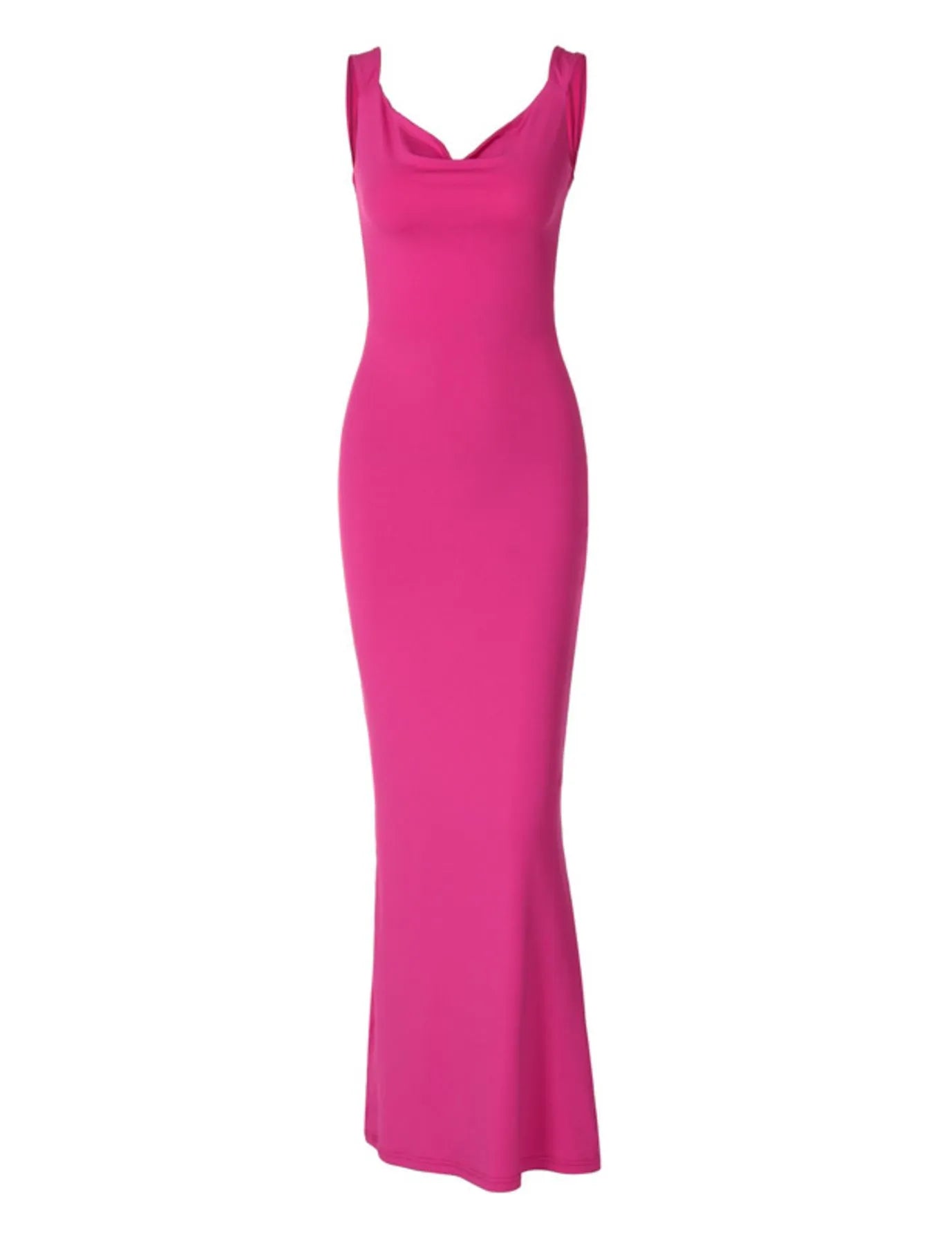 Backless Bow-Tie Back Maxi Dress